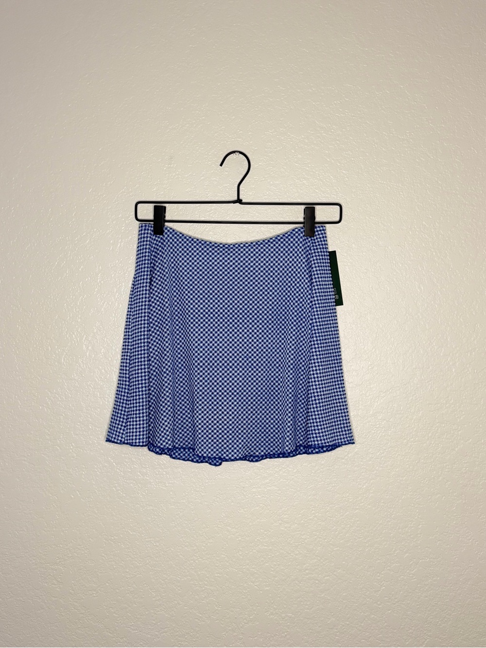 wild fable Blue Gingham Circle Skirt